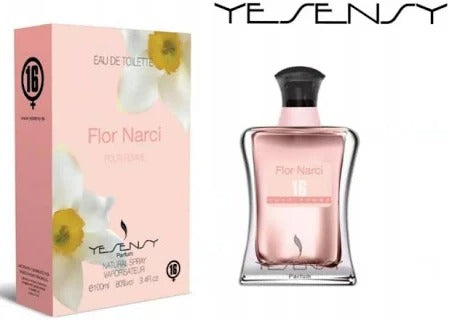 Perfume Eau de Toilette Flor Narci Yesensy – Fragancia Floral-Amaderada 100 ml